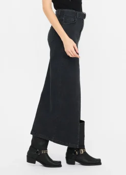 Liu Jo Jupe en toile denim avec ceinture|Femme Jupes