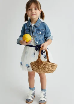 Liu Jo Jupe en tulle avec broderie|Enfant Pantalons & Jupes