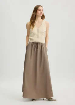 Liu Jo Jupe longue en taffetas|Femme Jupes