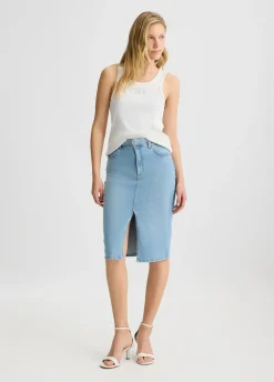 Liu Jo Jupe midi en denim|Femme Jupes