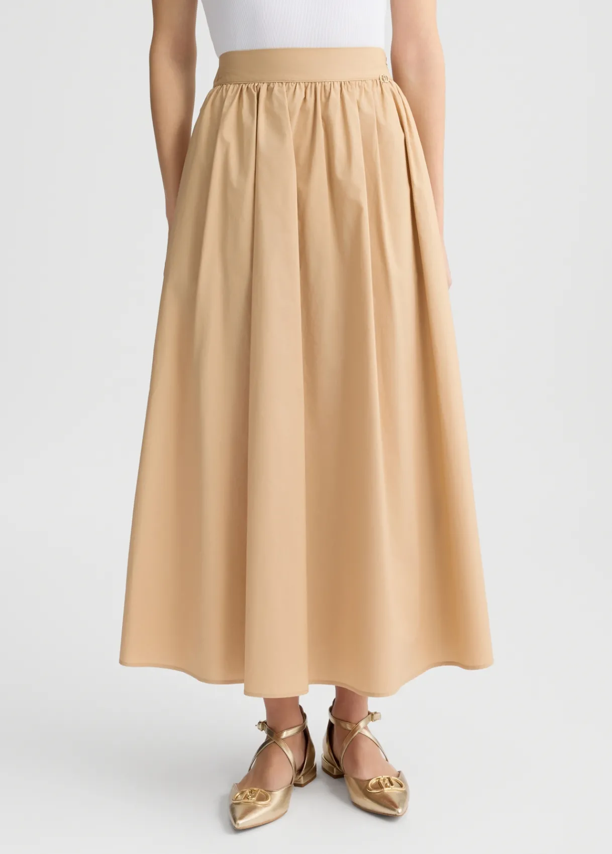 Liu Jo Jupe midi en popeline|Femme Jupes