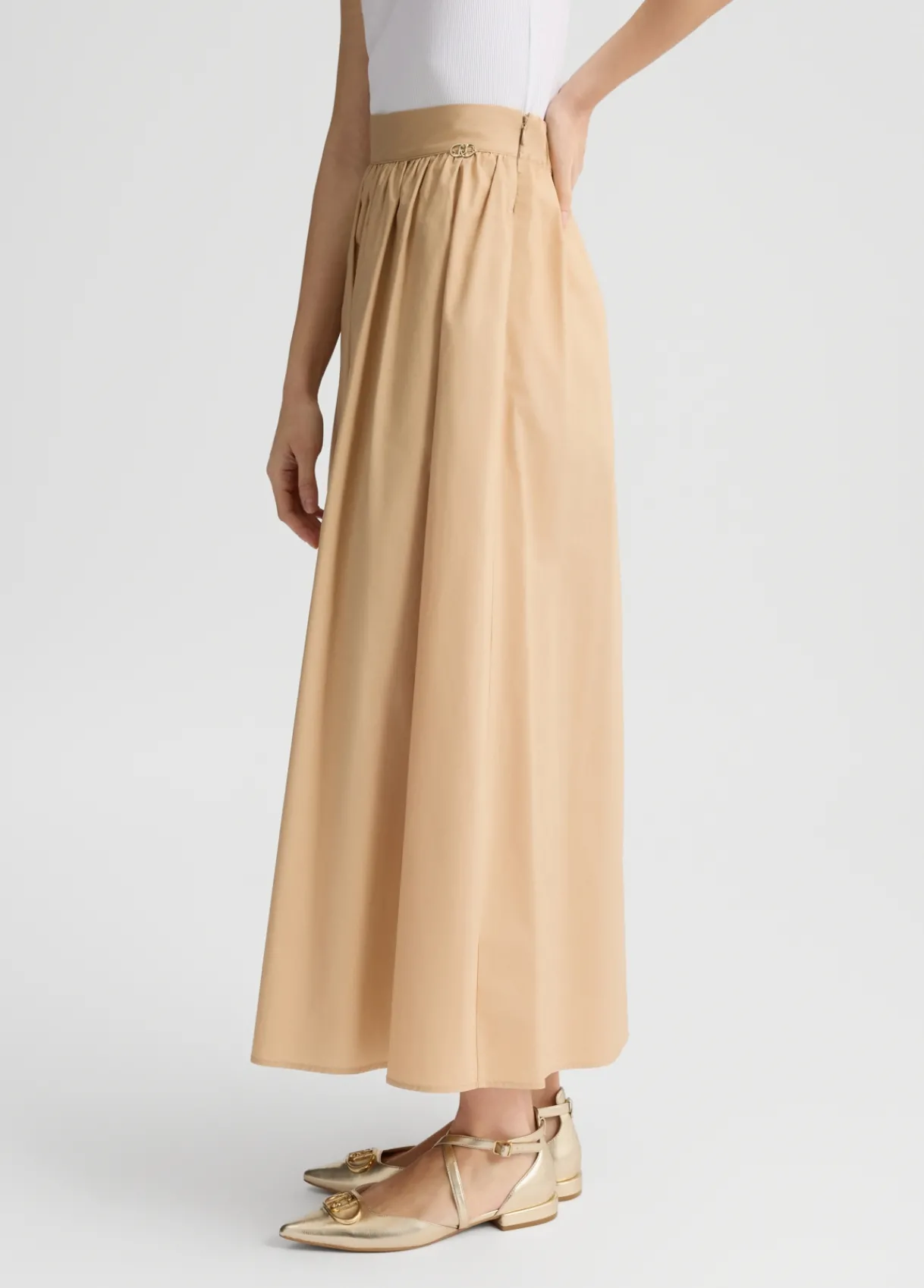 Liu Jo Jupe midi en popeline|Femme Jupes