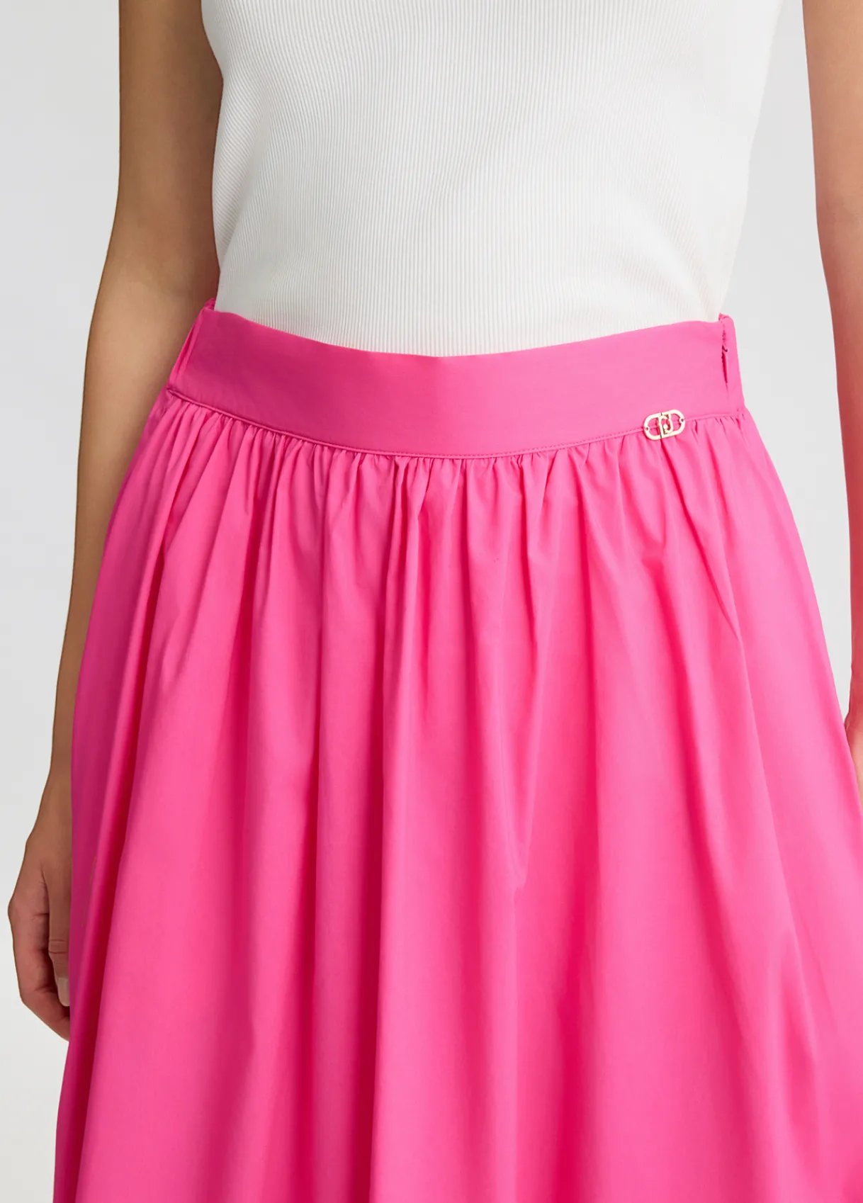 Liu Jo Jupe midi en popeline|Femme Jupes