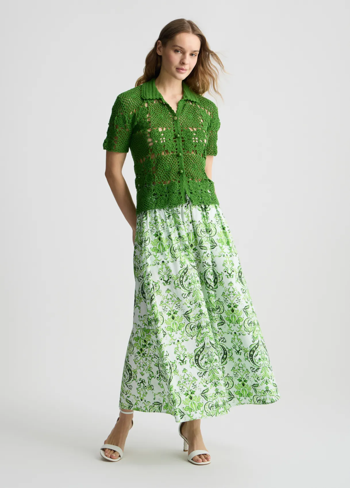 Liu Jo Jupe midi en popeline|Femme Jupes