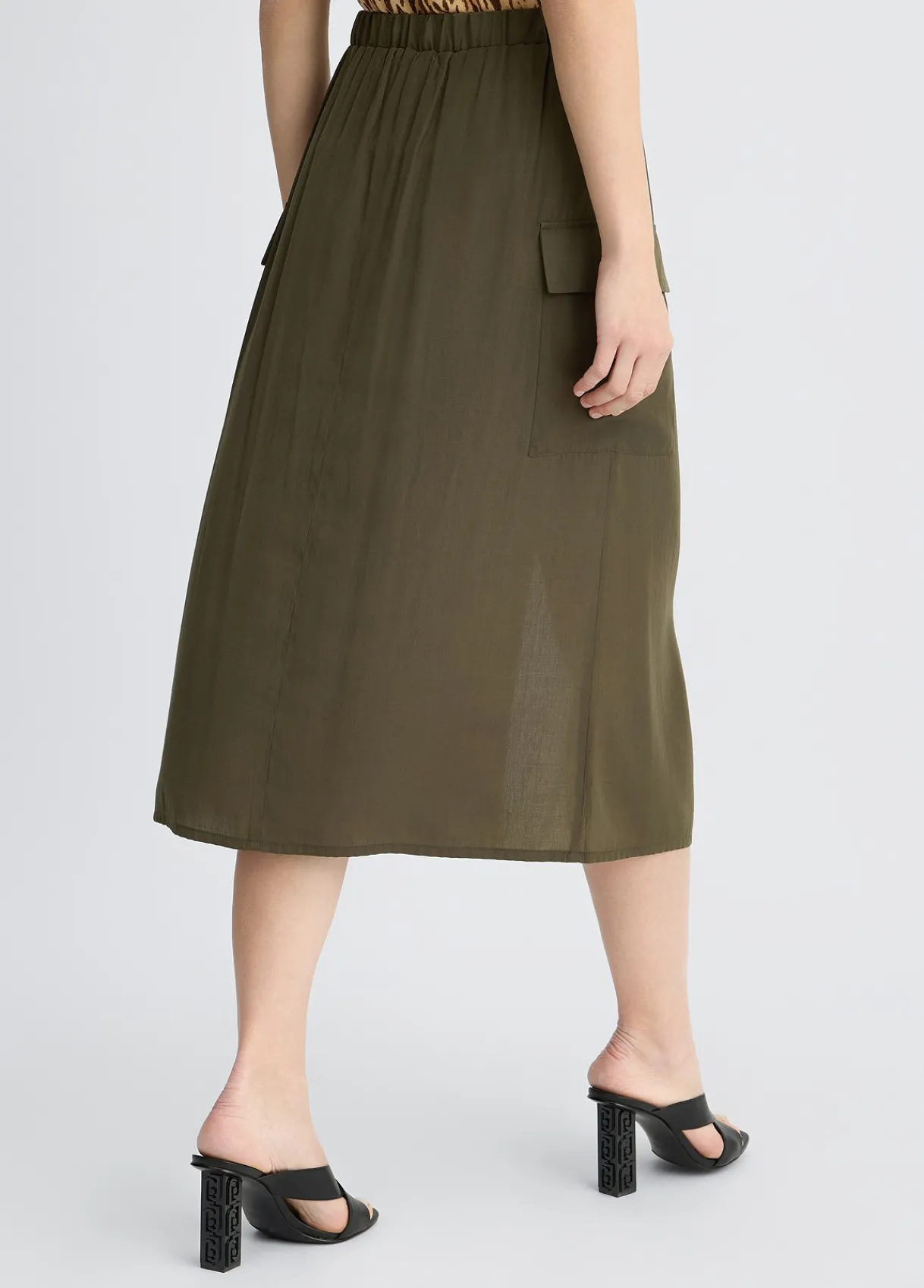Liu Jo Jupe mi-longue cargo|Femme Mode Plage|Jupes