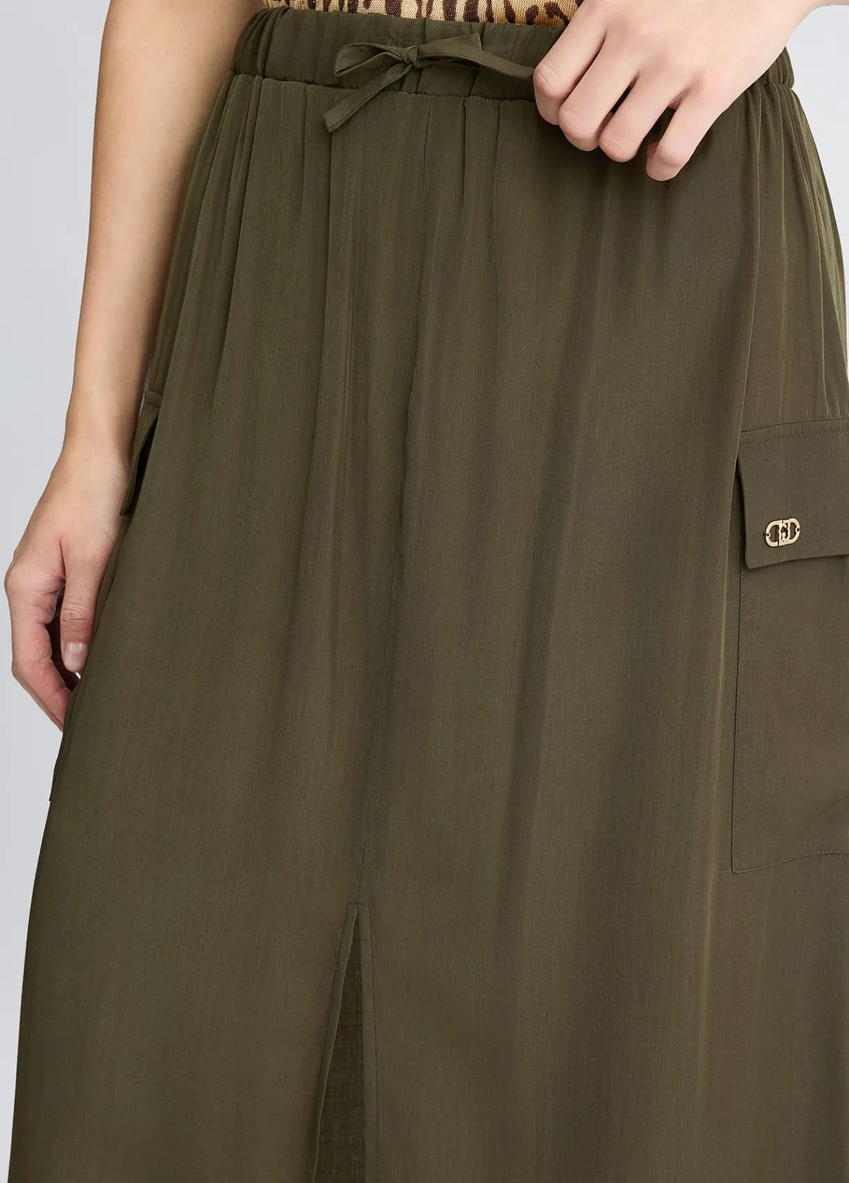 Liu Jo Jupe mi-longue cargo|Femme Mode Plage|Jupes