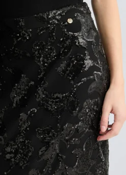 Liu Jo Jupe mi-longue en tulle brodé|Femme Jupes|Cérémonie