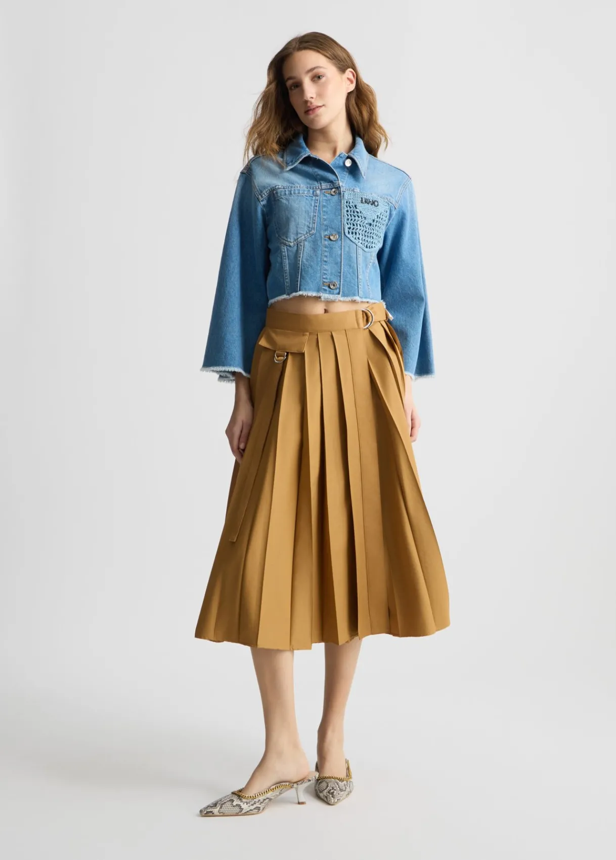 Liu Jo Jupe plissée en nylon|Femme Jupes