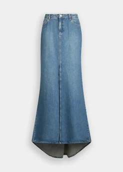 Liu Jo Jupe sirène en toile denim|Femme Jeans Patte D'Eph