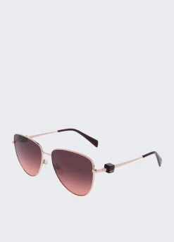 Liu Jo Lunettes de soleil en forme de larme|Femme Lunettes De Soleil