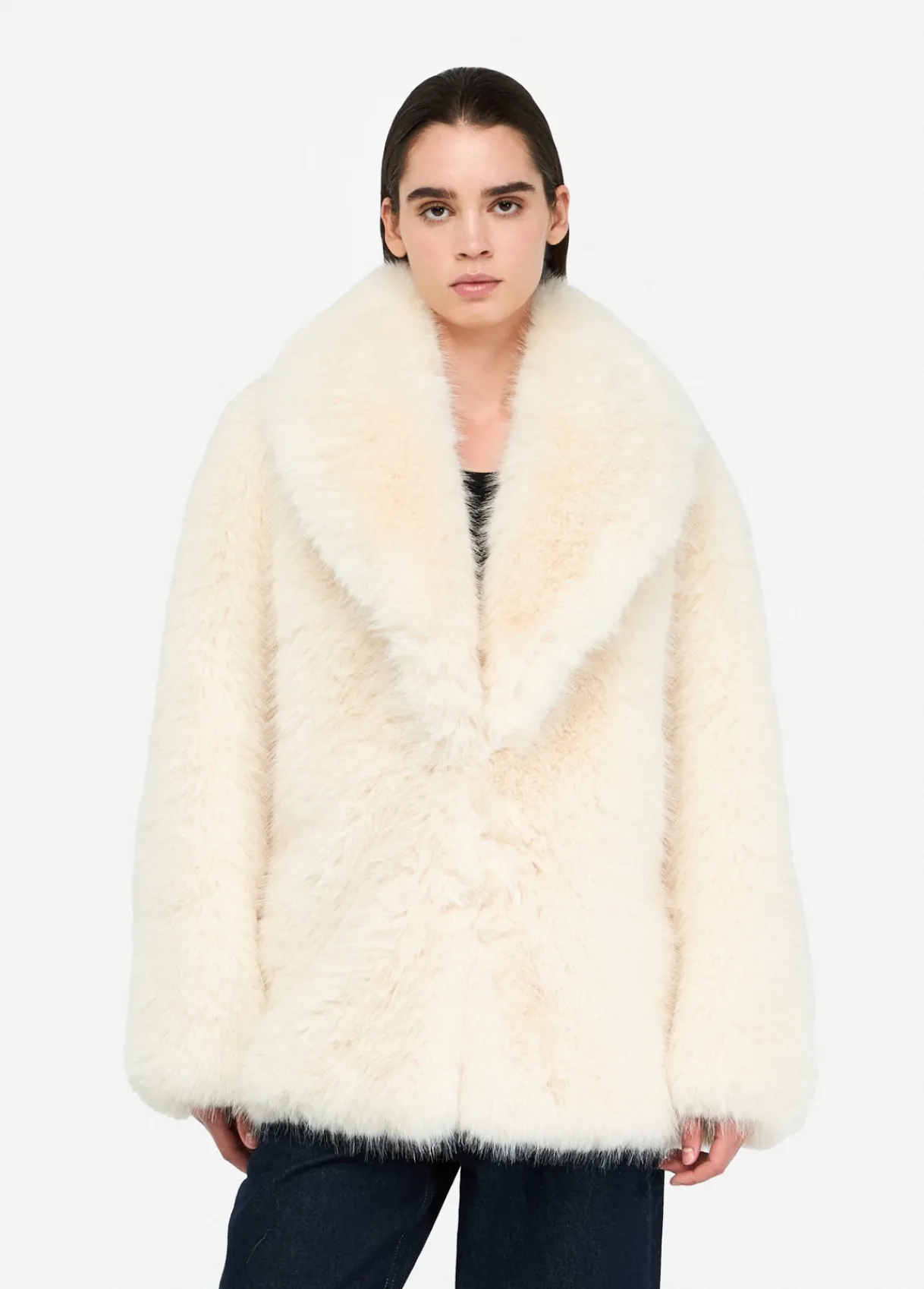 Liu Jo Manteau en imitation fourrure|Femme Manteaux