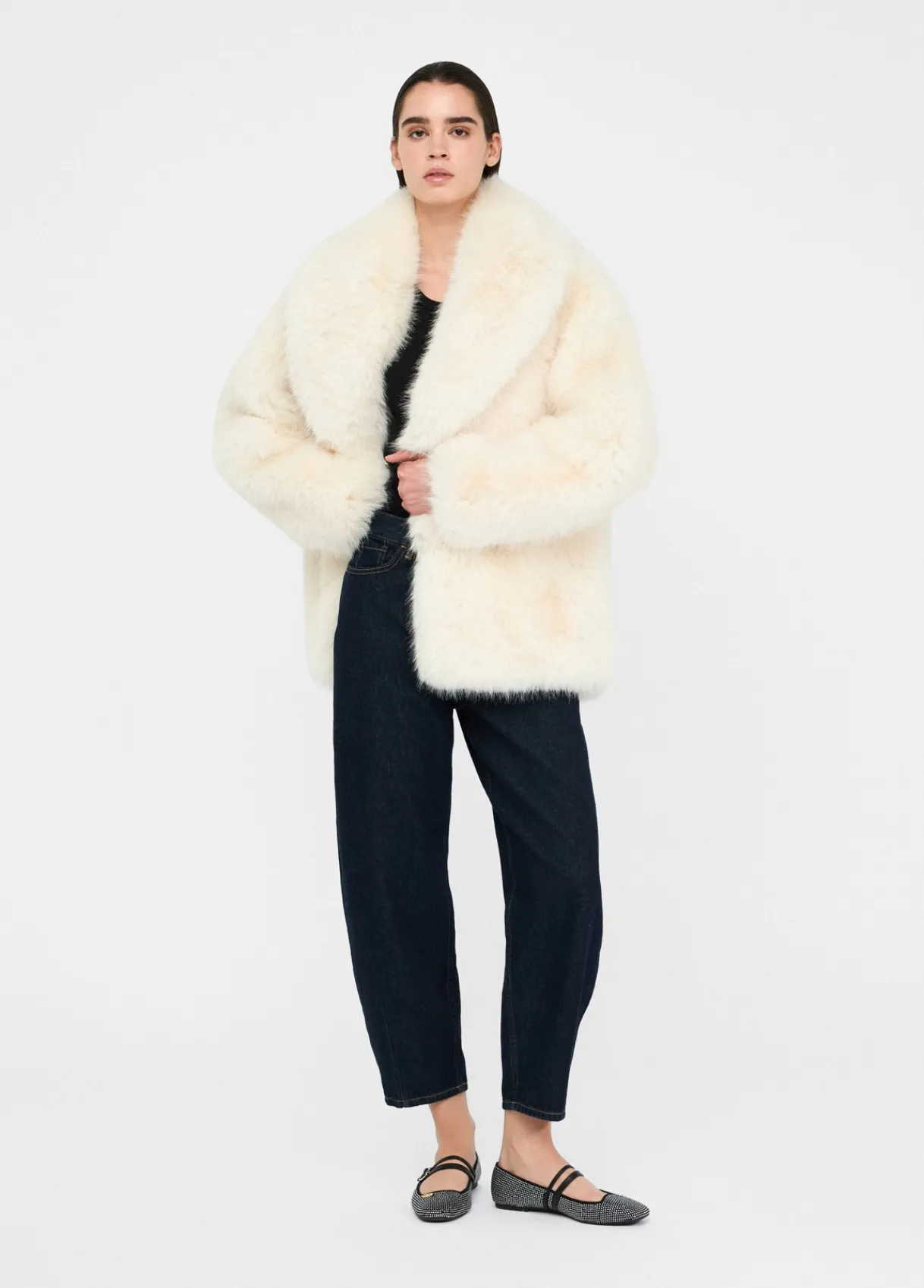 Liu Jo Manteau en imitation fourrure|Femme Manteaux