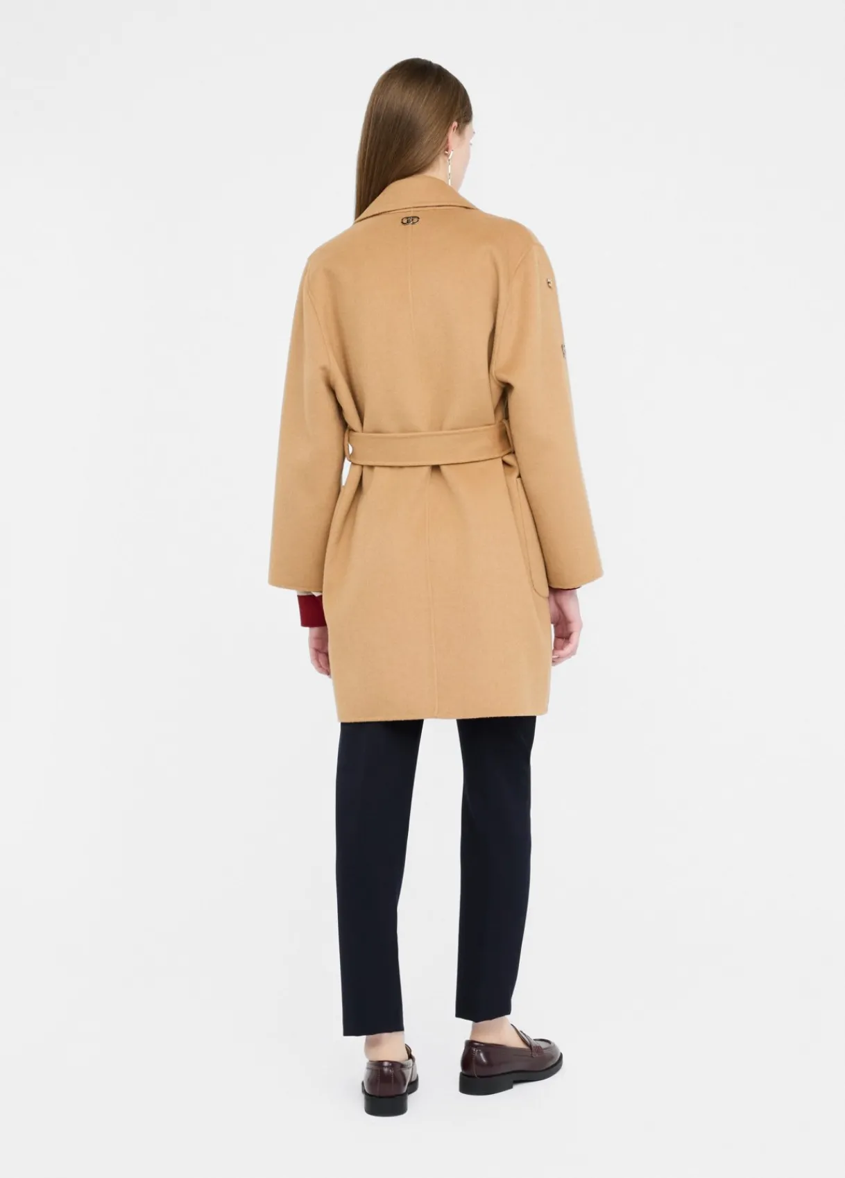 Liu Jo Manteau en laine avec broderies bijoux|Femme Manteaux