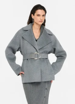 Liu Jo Manteau en laine avec ceinture|Femme Manteaux