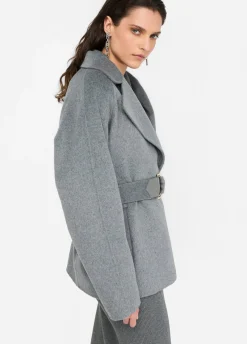 Liu Jo Manteau en laine avec ceinture|Femme Manteaux