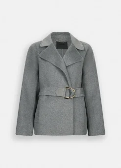 Liu Jo Manteau en laine avec ceinture|Femme Manteaux