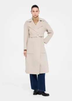 Liu Jo Manteau en laine avec ceinture|Femme Manteaux