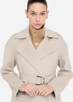 Liu Jo Manteau en laine avec ceinture|Femme Manteaux