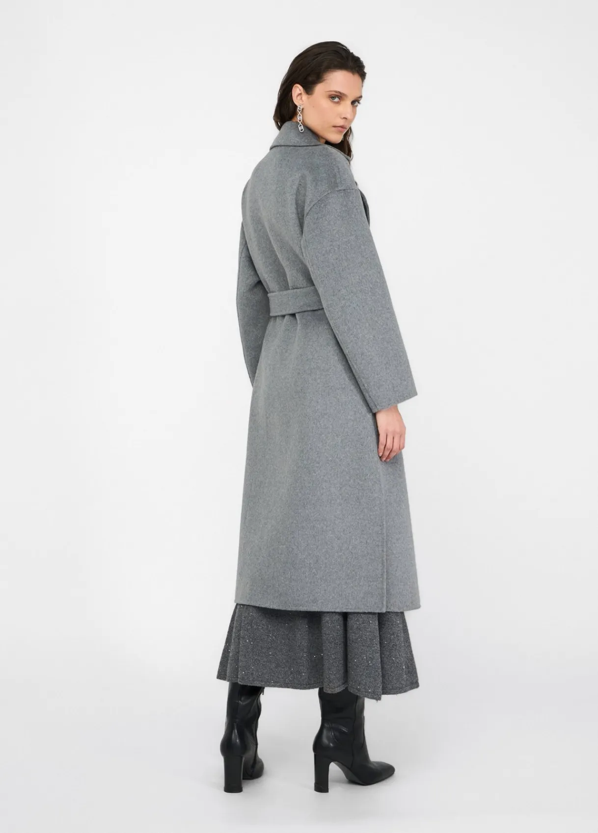 Liu Jo Manteau en laine avec ceinture|Femme Manteaux