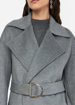 Liu Jo Manteau en laine avec ceinture|Femme Manteaux