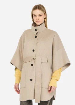 Liu Jo Manteau en laine avec ceinture|Femme Manteaux