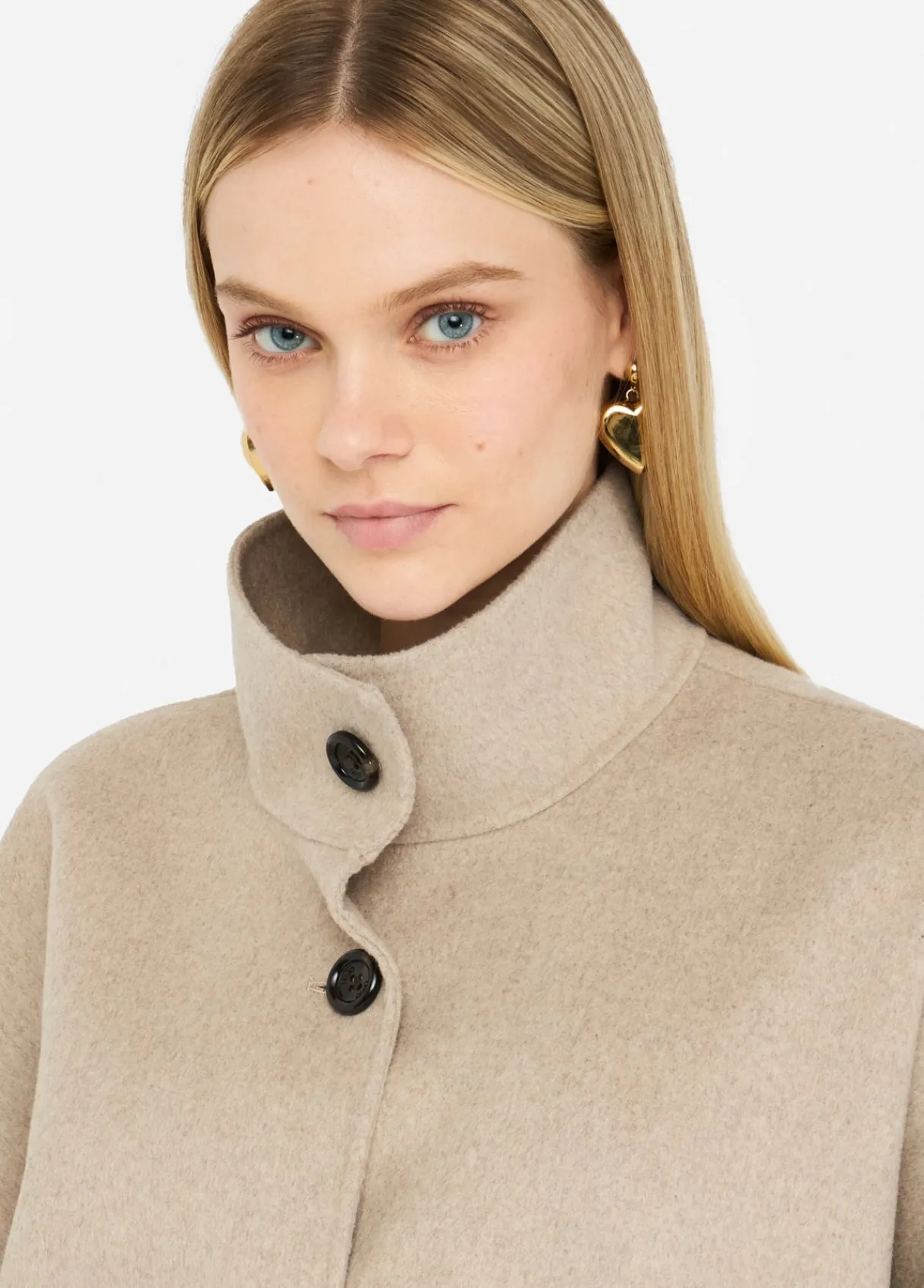Liu Jo Manteau en laine avec ceinture|Femme Manteaux