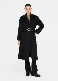 Liu Jo Manteau en laine avec ceinture|Femme Manteaux