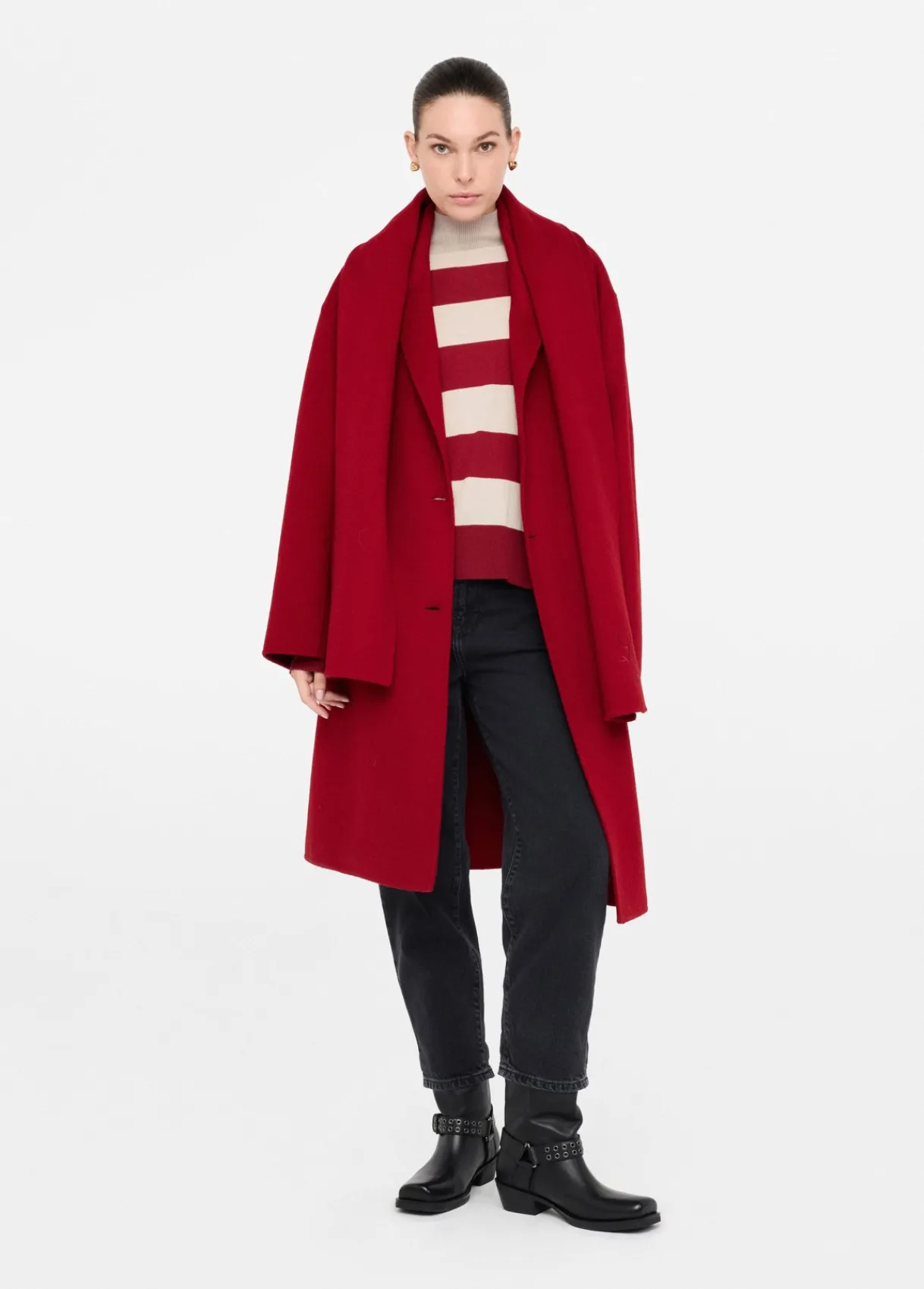 Liu Jo Manteau en laine avec écharpe|Femme Manteaux