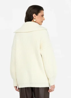 Liu Jo Manteau en maille de laine|Femme Manteaux|Mailles