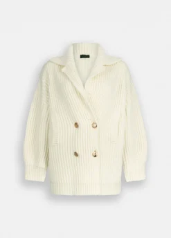 Liu Jo Manteau en maille de laine|Femme Manteaux|Mailles