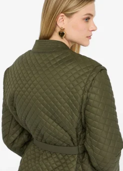 Liu Jo Manteau en nylon matelassé avec ceinture|Femme Manteaux|Vêtements De Sport
