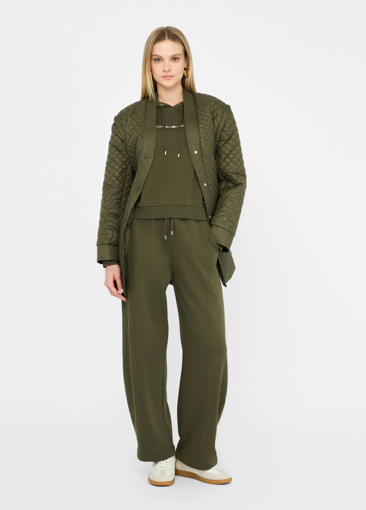 Liu Jo Manteau en nylon matelassé avec ceinture|Femme Manteaux|Vêtements De Sport