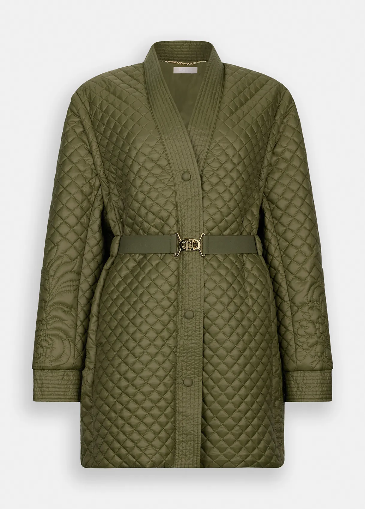 Liu Jo Manteau en nylon matelassé avec ceinture|Femme Manteaux|Vêtements De Sport