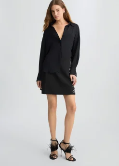 Liu Jo Mini jupe avec broderies bijoux|Femme Jupes