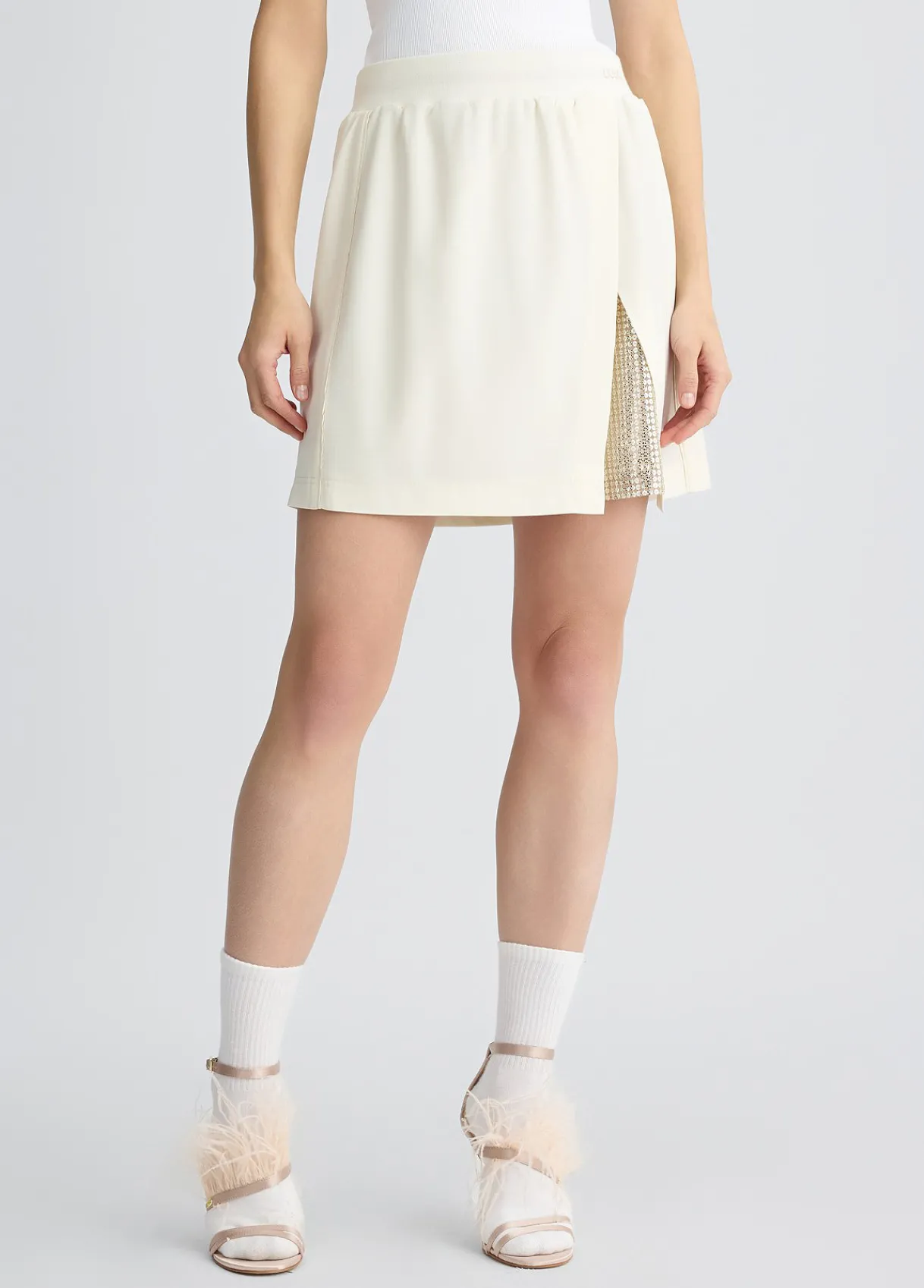 Liu Jo Mini jupe avec paillettes|Femme Jupes