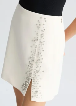 Liu Jo Minijupe avec broderies de bijoux|Femme Jupes|Tailleurs