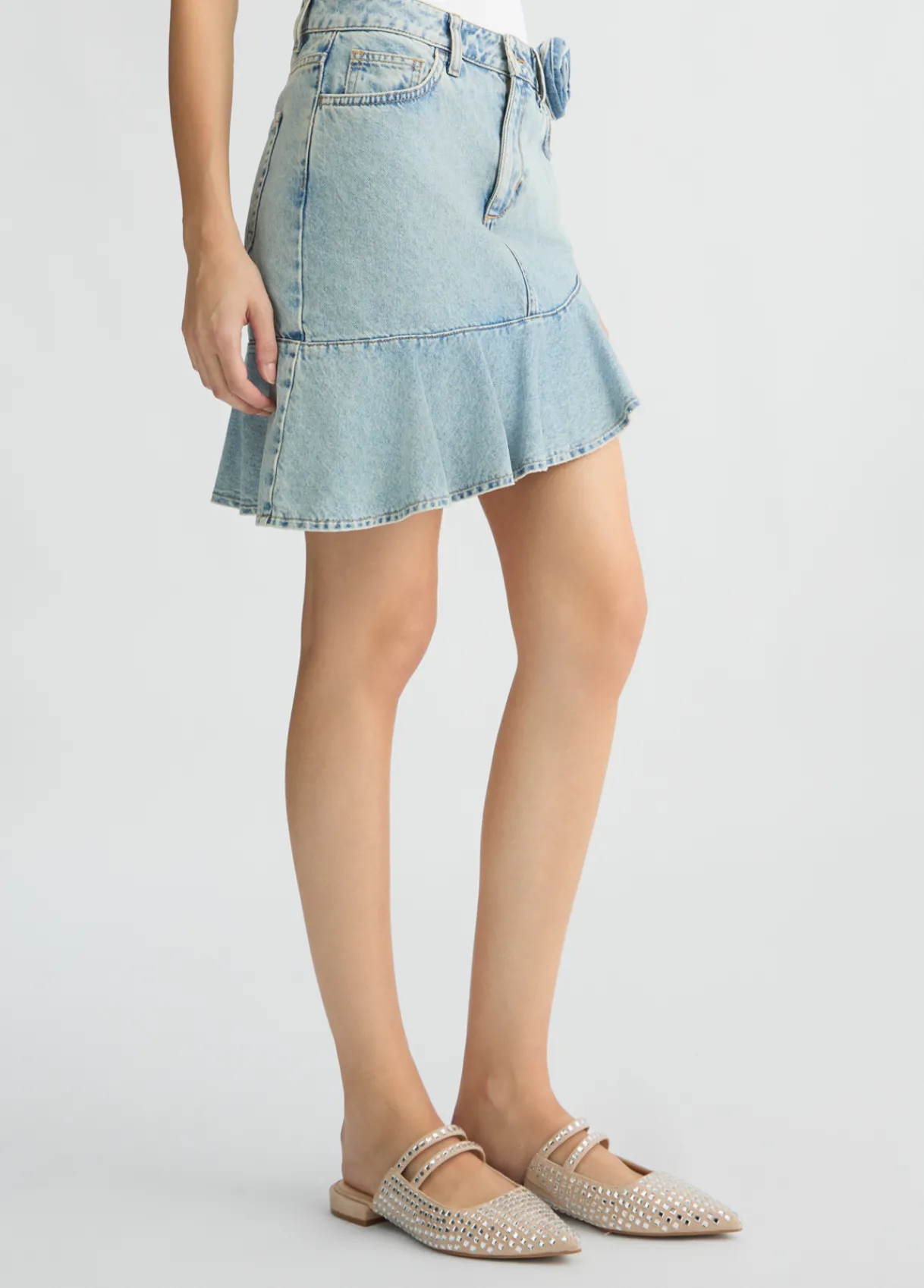 Liu Jo Minijupe en toile denim|Femme Jupes