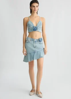Liu Jo Minijupe en toile denim|Femme Jupes