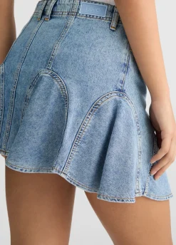 Liu Jo Minijupe en toile denim|Femme Jupes