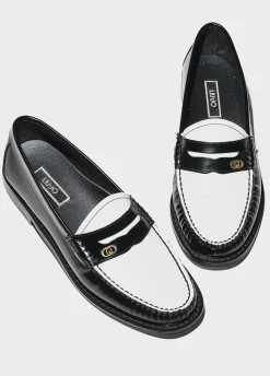 Liu Jo Mocassins bicolores en cuir|Femme Most Wanted|Mocassins