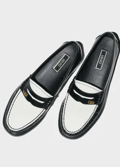 Liu Jo Mocassins bicolores en cuir|Femme Most Wanted|Mocassins