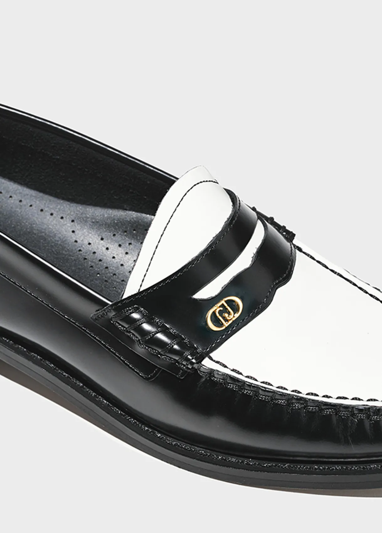 Liu Jo Mocassins bicolores en cuir|Femme Most Wanted|Mocassins