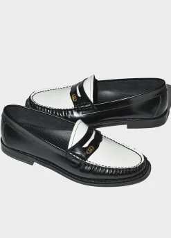 Liu Jo Mocassins bicolores en cuir|Femme Most Wanted|Mocassins