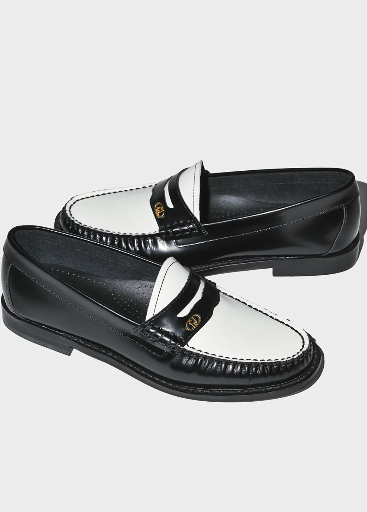 Liu Jo Mocassins bicolores en cuir|Femme Most Wanted|Mocassins
