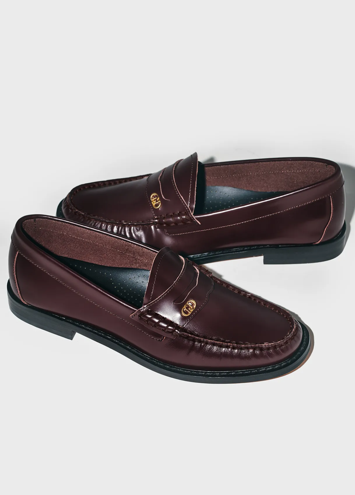 Liu Jo Mocassins bordeaux en cuir|Femme Most Wanted|Mocassins