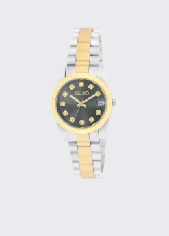 Liu Jo Montre bicolore en acier avec strass|Femme Montres
