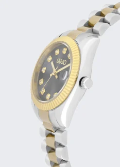 Liu Jo Montre bicolore en acier avec strass|Femme Montres