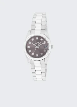 Liu Jo Montre en acier avec strass|Femme Montres
