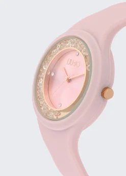 Liu Jo Montre en silicone avec strass|Femme Montres