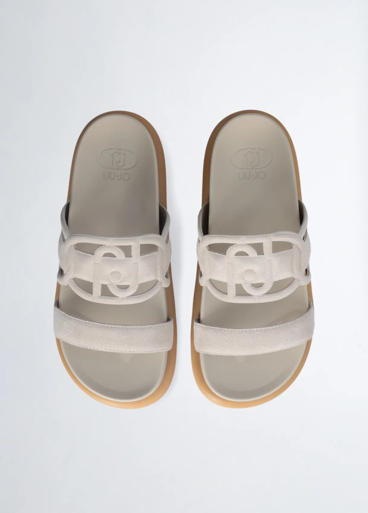 Liu Jo Mules avec maxi logo|Femme Mocassins